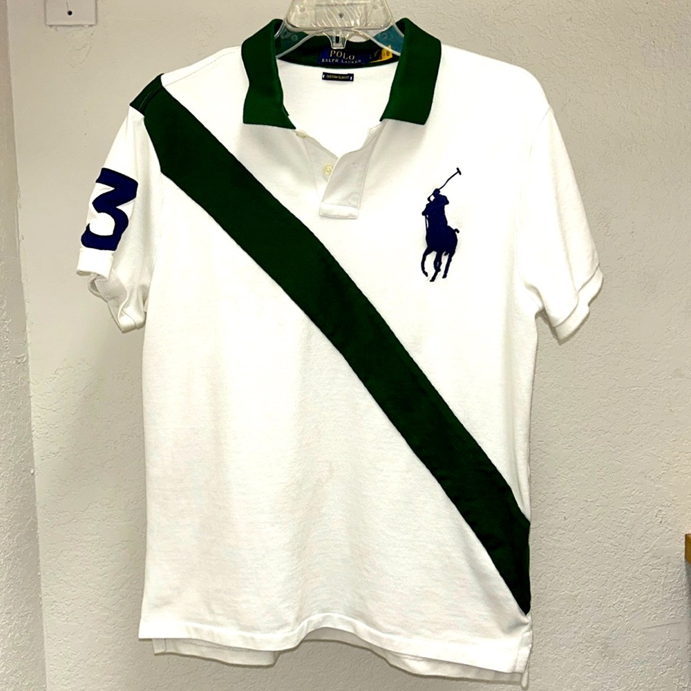 EUC Mens Slim Fit Polo Shirt size Large